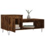 Smoked oak plywood coffee table 100x50x45 cm by , Coffee table - Ref: Foro24-830833, Price: 51,86 €, Discount: %