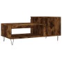 Smoked oak plywood coffee table 100x50x45 cm by , Coffee table - Ref: Foro24-830833, Price: 51,86 €, Discount: %