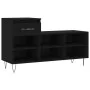 Black plywood shoe cabinet 102x36x60 cm by , Shoe racks and shoe organizers - Ref: Foro24-831365, Price: 51,50 €, Discount: %