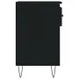 Black plywood shoe cabinet 102x36x60 cm by , Shoe racks and shoe organizers - Ref: Foro24-831365, Price: 51,50 €, Discount: %