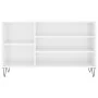 Schuhschrank aus glänzend weißem Sperrholz, 102 x 36 x 60 cm von , Schuhregale und Schuhorganisatoren - Ref: Foro24-831414, P...