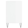Glossy white plywood shoe cabinet 102x36x60 cm by , Shoe racks and shoe organizers - Ref: Foro24-831414, Price: 46,48 €, Disc...