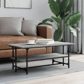 Mesa de centro madera contrachapada gris Sonoma 100x50x40 cm de , Mesas de centro - Ref: Foro24-835322, Precio: 51,39 €, Desc...