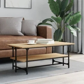 Couchtisch aus Sonoma-Eichensperrholz, 100 x 50 x 40 cm von , Couchtisch - Ref: Foro24-835320, Preis: 55,42 €, Rabatt: %