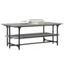 Sonoma-Couchtisch aus grauem Sperrholz, 100 x 50 x 40 cm von , Couchtisch - Ref: Foro24-835322, Preis: 51,39 €, Rabatt: %