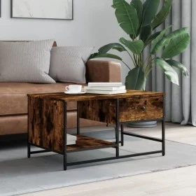 Couchtisch aus geräuchertem Eichensperrholz, 85,5 x 51 x 45 cm von , Couchtisch - Ref: Foro24-835341, Preis: 54,56 €, Rabatt: %