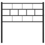 Cabecero de metal negro 100 cm de , Cabeceros y pies de cama - Ref: Foro24-355688, Precio: 23,12 €, Descuento: %