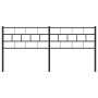 Kopfteil aus schwarzem Metall, 180 cm von , Kopf- und Fußteile - Ref: Foro24-355695, Preis: 31,30 €, Rabatt: %