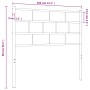 Kopfteil aus schwarzem Metall, 100 cm von , Kopf- und Fußteile - Ref: Foro24-355688, Preis: 23,46 €, Rabatt: %