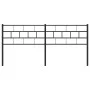 Kopfteil aus schwarzem Metall, 200 cm von , Kopf- und Fußteile - Ref: Foro24-355697, Preis: 32,00 €, Rabatt: %