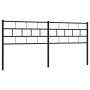 Kopfteil aus schwarzem Metall, 200 cm von , Kopf- und Fußteile - Ref: Foro24-355697, Preis: 32,44 €, Rabatt: %