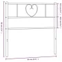 Cabecero de metal blanco 80 cm de , Cabeceros y pies de cama - Ref: Foro24-355539, Precio: 25,63 €, Descuento: %