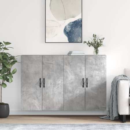 Wandschränke 2 Stück betongraues Holzwerkstoff von , Sideboards - Ref: Foro24-3197893, Preis: 168,70 €, Rabatt: %