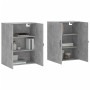 Wandschränke 2 Stück betongraues Holzwerkstoff von , Sideboards - Ref: Foro24-3197893, Preis: 168,70 €, Rabatt: %