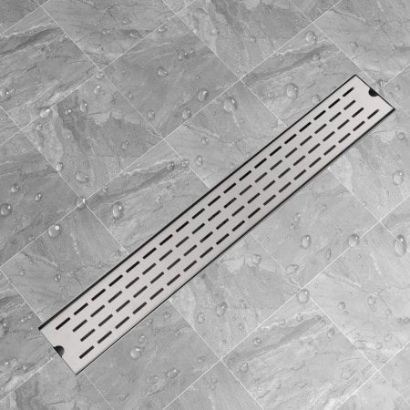 Linearer Duschablauf 830x140 mm aus Edelstahl von vidaXL, Abflüsse - Ref: Foro24-142180, Preis: 51,20 €, Rabatt: %
