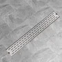 Linearer Duschablauf 830x140 mm aus Edelstahl von vidaXL, Abflüsse - Ref: Foro24-142180, Preis: 51,20 €, Rabatt: %