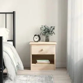 Mesita de noche ALTA madera maciza de pino 41x35x41 cm de , Mesitas de noche - Ref: Foro24-353913, Precio: 57,52 €, Descuento: %