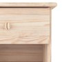 Mesita de noche ALTA madera maciza de pino 41x35x41 cm de , Mesitas de noche - Ref: Foro24-353913, Precio: 54,78 €, Descuento: %