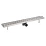 Linearer Duschablauf 830x140 mm aus Edelstahl von vidaXL, Abflüsse - Ref: Foro24-142180, Preis: 51,20 €, Rabatt: %