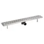 Linearer Duschablauf 830x140 mm aus Edelstahl von vidaXL, Abflüsse - Ref: Foro24-142180, Preis: 51,20 €, Rabatt: %