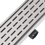 Linearer Duschablauf 830x140 mm aus Edelstahl von vidaXL, Abflüsse - Ref: Foro24-142180, Preis: 51,20 €, Rabatt: %