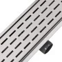 Linearer Duschablauf 830x140 mm aus Edelstahl von vidaXL, Abflüsse - Ref: Foro24-142180, Preis: 51,20 €, Rabatt: %
