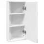 Corner bathroom cabinet with white mirror 30x24x60 cm by , bathroom vanities - Ref: Foro24-357977, Price: 86,36 €, Discount: %