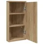 Eckbadezimmerschrank mit Eichenspiegel 30x24x60 cm von , Badezimmerwaschtische - Ref: Foro24-357980, Preis: 78,98 €, Rabatt: %