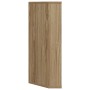 Corner bathroom cabinet with oak mirror 30x24x60 cm by , bathroom vanities - Ref: Foro24-357980, Price: 83,20 €, Discount: %