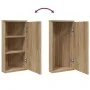 Eckbadezimmerschrank mit Eichenspiegel 30x24x60 cm von , Badezimmerwaschtische - Ref: Foro24-357980, Preis: 78,98 €, Rabatt: %