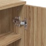 Eckbadezimmerschrank mit Eichenspiegel 30x24x60 cm von , Badezimmerwaschtische - Ref: Foro24-357980, Preis: 80,11 €, Rabatt: %
