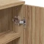 Eckbadezimmerschrank mit Eichenspiegel 30x24x60 cm von , Badezimmerwaschtische - Ref: Foro24-357980, Preis: 78,98 €, Rabatt: %
