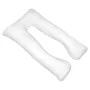 Almohada de embarazo blanca 90x145 cm de vidaXL, Almohadas - Ref: Foro24-131586, Precio: 44,13 €, Descuento: %