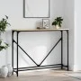 Mesa consola madera de ingeniería roble Sonoma 102x22,5x75 cm de , Mesas auxiliares - Ref: Foro24-834131, Precio: 42,31 €, De...