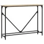 Mesa consola madera de ingeniería roble Sonoma 102x22,5x75 cm de , Mesas auxiliares - Ref: Foro24-834131, Precio: 42,31 €, De...