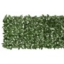 Toldo para balcón con hojas verde oscuro 400x75 cm de vidaXL, Sombrillas - Ref: Foro24-315484, Precio: 32,36 €, Descuento: %