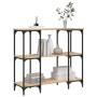 Mesa consola madera de ingeniería roble Sonoma 102x35x90 cm de , Mesas auxiliares - Ref: Foro24-834146, Precio: 64,77 €, Desc...