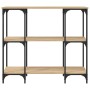Mesa consola madera de ingeniería roble Sonoma 102x35x90 cm de , Mesas auxiliares - Ref: Foro24-834146, Precio: 64,77 €, Desc...