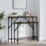 Console tables 2 units oak brown engineered wood by , Side tables - Ref: Foro24-834144, Price: 51,78 €, Discount: %