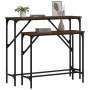 Console tables 2 units oak brown engineered wood by , Side tables - Ref: Foro24-834144, Price: 51,78 €, Discount: %