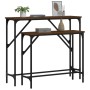 Konsolentische, 2 Einheiten, Eichenbraun, Holzwerkstoff von , Seitentische - Ref: Foro24-834144, Preis: 52,42 €, Rabatt: %