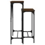 Console tables 2 units oak brown engineered wood by , Side tables - Ref: Foro24-834144, Price: 51,78 €, Discount: %