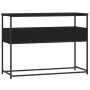 Black engineered wood console table 100x40x75 cm by , Side tables - Ref: Foro24-834150, Price: 72,43 €, Discount: %