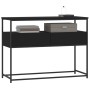Mesa consola madera de ingeniería negra 100x40x75 cm de , Mesas auxiliares - Ref: Foro24-834150, Precio: 73,31 €, Descuento: %