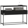 Black engineered wood console table 100x40x75 cm by , Side tables - Ref: Foro24-834150, Price: 72,43 €, Discount: %