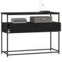 Mesa consola madera de ingeniería negra 100x40x75 cm de , Mesas auxiliares - Ref: Foro24-834150, Precio: 73,31 €, Descuento: %