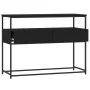 Black engineered wood console table 100x40x75 cm by , Side tables - Ref: Foro24-834150, Price: 72,43 €, Discount: %