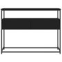 Mesa consola madera de ingeniería negra 100x40x75 cm de , Mesas auxiliares - Ref: Foro24-834150, Precio: 73,31 €, Descuento: %