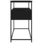 Black engineered wood console table 100x40x75 cm by , Side tables - Ref: Foro24-834150, Price: 73,31 €, Discount: %