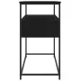 Black engineered wood console table 100x40x75 cm by , Side tables - Ref: Foro24-834150, Price: 72,43 €, Discount: %